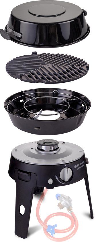 CADAC Dometic - Safari Chef 30 LP Combo - Camping Barbecue - Black