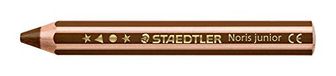Staedtler Noris Junior 140-76 3-in-1 kleurpotlood - bruin - doos van 6