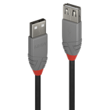 LINDY 36701 USB-kabel 0,5 m Zwart