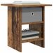 vidaXL Nachtkastje Oudhout 41 x 40 x 45 cm Bewerkt hout