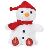 Warmwaterkruik PLIC Horizane Health Warmwaterkruik Knuffeldier 2-in-1 - Pluche Sneeuwpop Baby en Kind