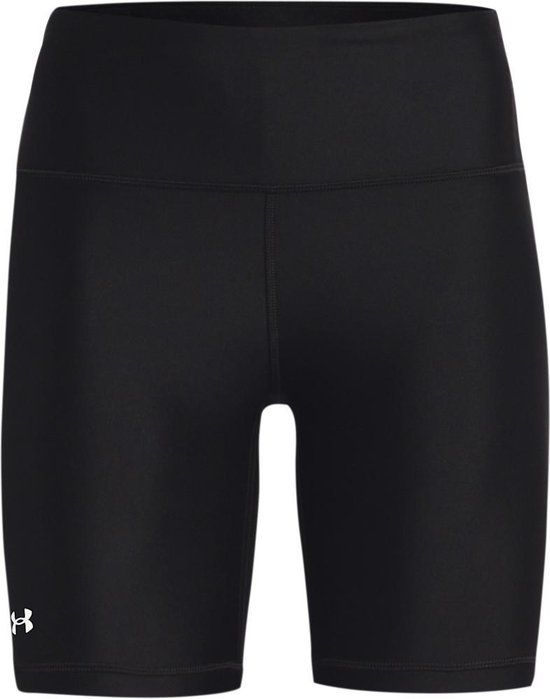 Under Armour HG Armour Bike Short Dames Sportlegging - Maat XS - Zwart/Wit