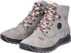 Rieker dames veterlaars enkellaars warme voering 51544-64 grijs