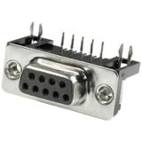 Connfly DS1037-09FNBKT7-0CC connecteur D-sub femelle 9 broches soudures 1 pc plateau