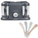 BEABA Babycook Duo, appareil vapeur et mixeur 6-en-1, avec 2 grands bols (2200 ml) + 4 cuillères en silicone pour les premiers repas, gris foncé