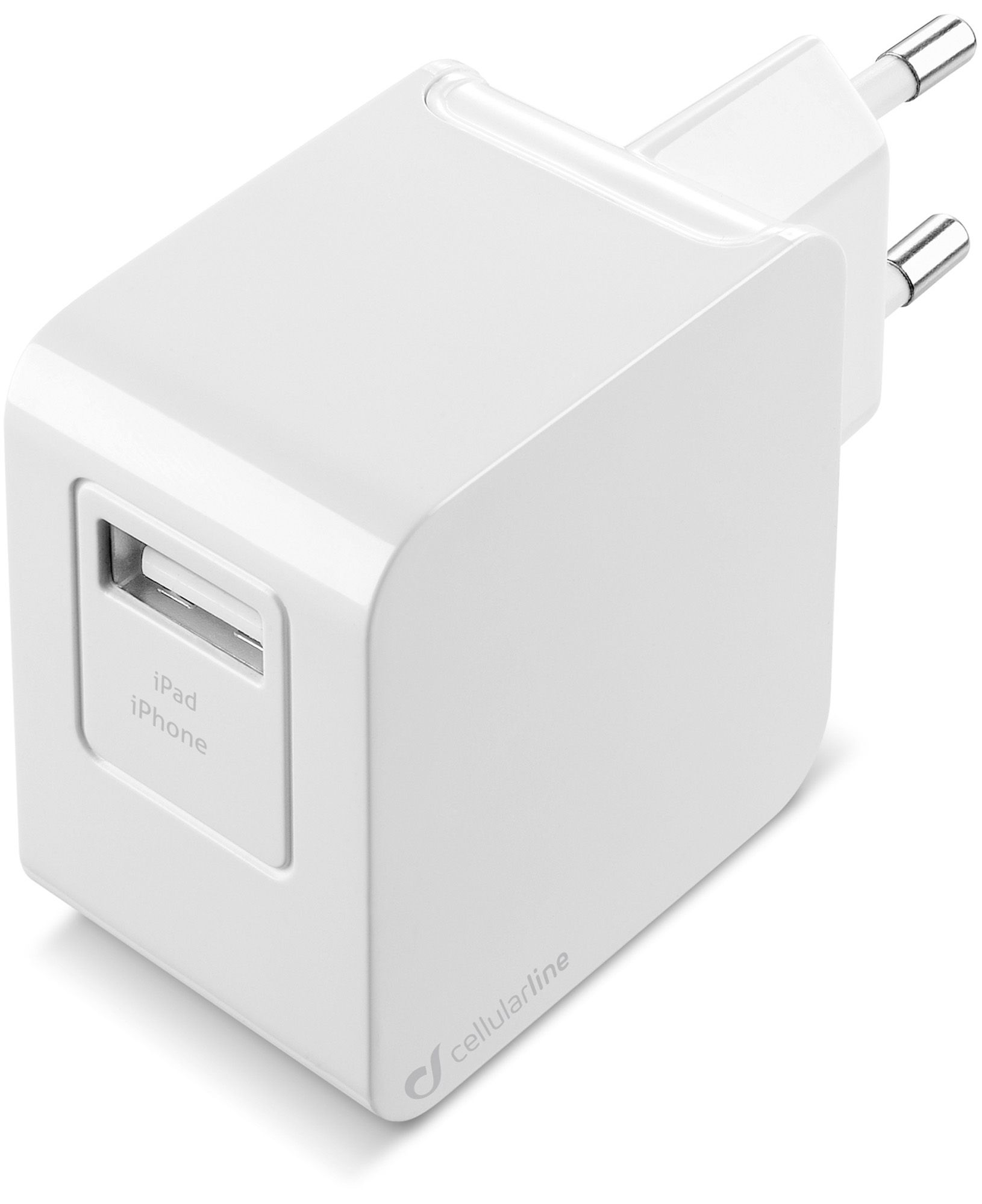 CellularLine ACHUSBMFIIPH2AW - Oplader voor mobiele apparatuur - wit