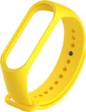 By Qubix Qubix - Xiaomi Mi Band 3/4/5/6/7 Bandje OneColor - Geel