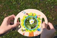 Goki Insectenloep XL - Met Handvaten - 18X15X1Cm - Op Ontdekking - 2 Jaar