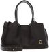 COCCINELLE Leren handtas schoudertas Nell Handbag Grained Leather Fango donkergroen