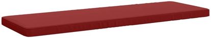 vidaXL - 1-delig - Coussin de banquette - VUGHT - 100% Polyester - Vin rouge
