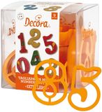Decora Koekjes Uitsteker Set Cijfers Groot -8st-