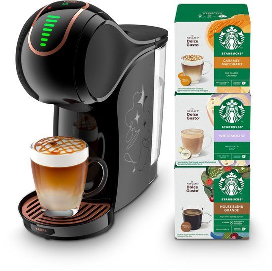 Krups Dolce Gusto Genio S Touch - Koffiecupmachine - Zwart + 3 Starbucks boxes
