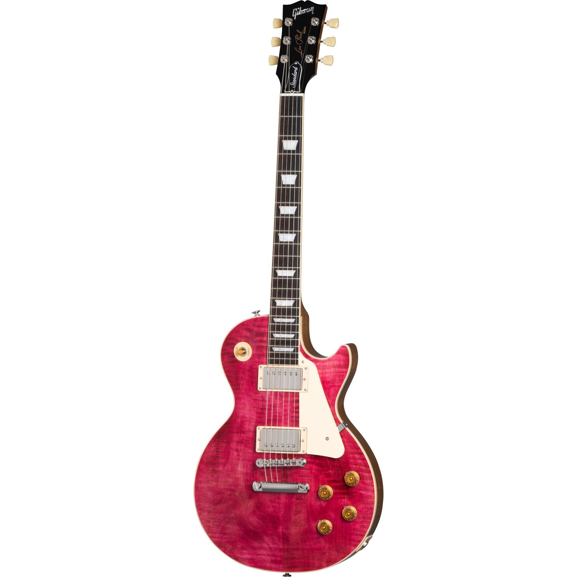 Gibson Original Collection Les Paul Standard 50s Figured Top Translucent Fuchsia Electric Guitar with Case