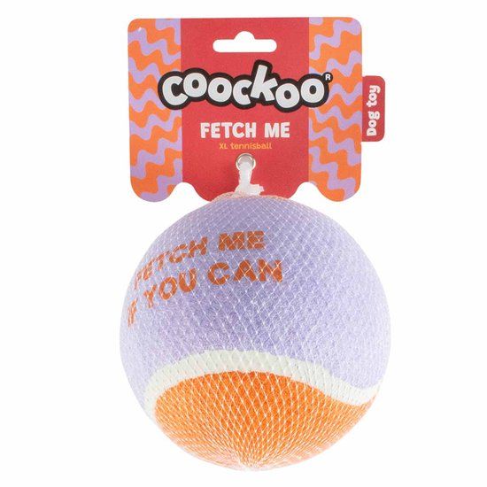 Coockoo Tennisbal - Paars/Oranje