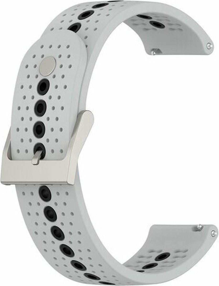 By Qubix Qubix Garmin Forerunner 55 / 245 / 645 - Dot Pattern bandje - Grijs - 8720621149149