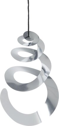 Nature Vogelschrikspiraal - 3 stuks - Zilver