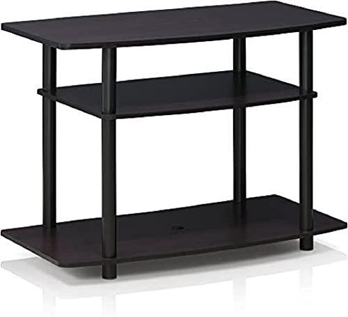 Furinno Turn-N-Tube 3-laags tv-standaard - Donker walnoot