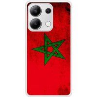 Xiaomi Redmi Note Drapeau maroc Verstevigd hoesje met sublimatie bedrukking