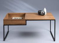 M2 Kollektion Benno Salontafel/banktafel, hout, bruin, 105 x 45 x 66 cm