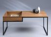 M2 Kollektion Benno Salontafel/banktafel, hout, bruin, 105 x 45 x 66 cm