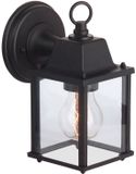 Brilliant IRVIN - Applique murale extérieure - Transparent;Noir