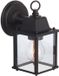 Brilliant IRVIN - Applique murale extérieure - Transparent;Noir