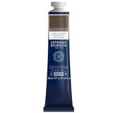 Lefranc Bourgeois 301849 Fijne olieverf van uitstekende kwaliteit, lichtecht met een gelijkmatige consistentie, tube van 200 ml, ideaal voor spieraammen, canvas, schilderbord - Omber natuur