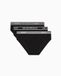 Emporio Armani Lot de 3 slips design noirs (XXL)
