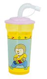 Fun House T'Chouui drinkbeker/drinkglazen rietje, 400 ml voor kinderen