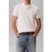 Calvin Klein T-shirt classique micro gaufré à manches courtes Blanc éclatant