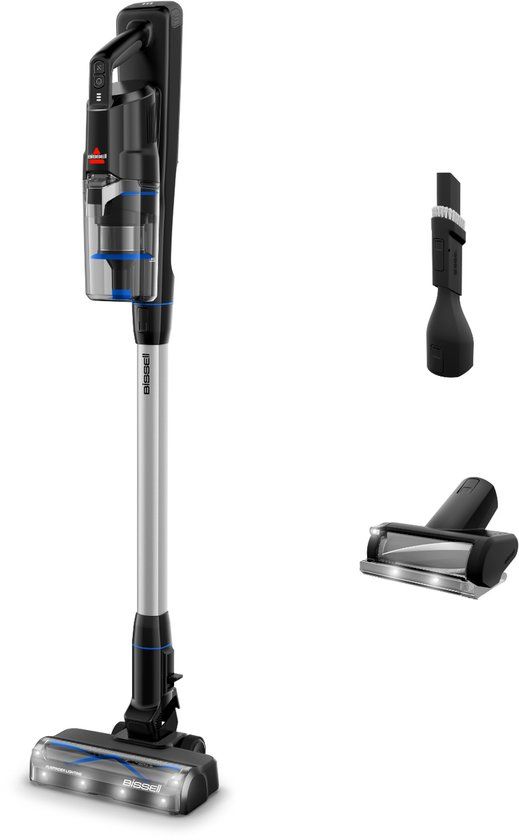 BISSELL PowerClean FurGuard Draadloze Steelstofzuiger - 280W Motor - 50 Min Gebruikstijd - HEPA - Zwart/Grijs