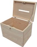 Playwood Boîte à enveloppes en bois de pin avec fente 29x22x20 cm