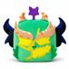 Wiztex Bloxx-Fruits Knuffel - 13cm, YouTube-video pluche, donkergroen, Blox Fruit, cadeau - Verzamelspeelgoed geïnspireerd op het spel