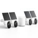 Reolink 2K+ Outdoor Beveiligingscamera, 5MP, WiFi6 2.4/5GHz, Menselijke Detectie, Home Hub Mini met 4x Argus 3 Pro + Zonnepaneel Lite