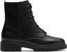 Clarks Lauryl West - Dames Enkellaars - Zwart - Leer - Maat 36