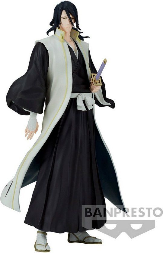 Bleach Solid and Souls Byakuya Kuchiki Statue 17cm - Banpresto Co., Ltd.