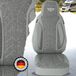 Bremer Sitzbezüge Premium Camper stoelhoezen voor Frankia Yucon T PLKT208 in Grijs (2 losse stoelen)