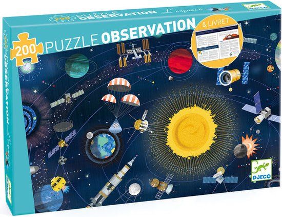Djeco - De Ruimte - Puzzel 200 stukjes
