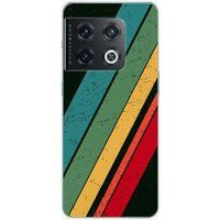 OnePlus Bedrukt siliconen hoesje compatibel met OnePlus 10 Pro 5G Grunge