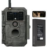 GardePro E6P Wildcamera met wifi, 64 MP 1296P, bewegingsmelder, nachtzicht