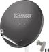 Schwaiger SAT-SYSTEEM VOOR 1 SATELLIET - SAT-SCHOTEL 80 CM, ANTRACIET, LNB - 2 AANSLUITINGEN