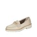 Rieker 54862, mocassin voor dames, Wit.