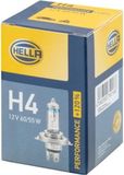 HELLA 8GJ 223 498-021 Halogenlamp - H4 - Performance + 120% - 12V - 60/65W - Lamptype: P43t-38 - Doos - Hoeveelheid: 1