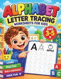 Alphabet Letter Tracing Workbook for Kids Ages 3–5