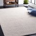 Safavieh Natuurvezeltapijt voor woonkamer, eetkamer, slaapkamer - Natural Fiber Collection, korte pool, ivoor, 160 x 230 cm