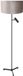 Steinhauer Stang 4834ZW Vloerlamp Grijs Velours Stof 40 cm