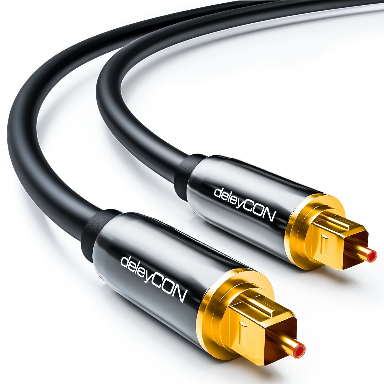 deleyCON MK638 - Audio kabel - 1m - Zwart