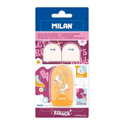 MILAN® Capsule slijper Roller + 2 reserve rubbers