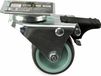 MASTERPROOF Roulette pivotante double sur roulement à billes 4049, Ø 50 mm, freinée