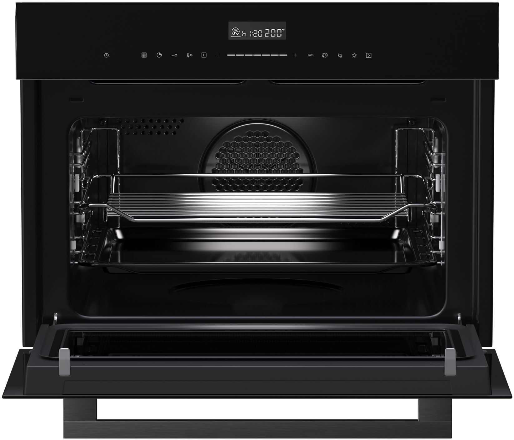 ETNA CM250ZT - Combi Magnetron - 45 cm - Zwart glas